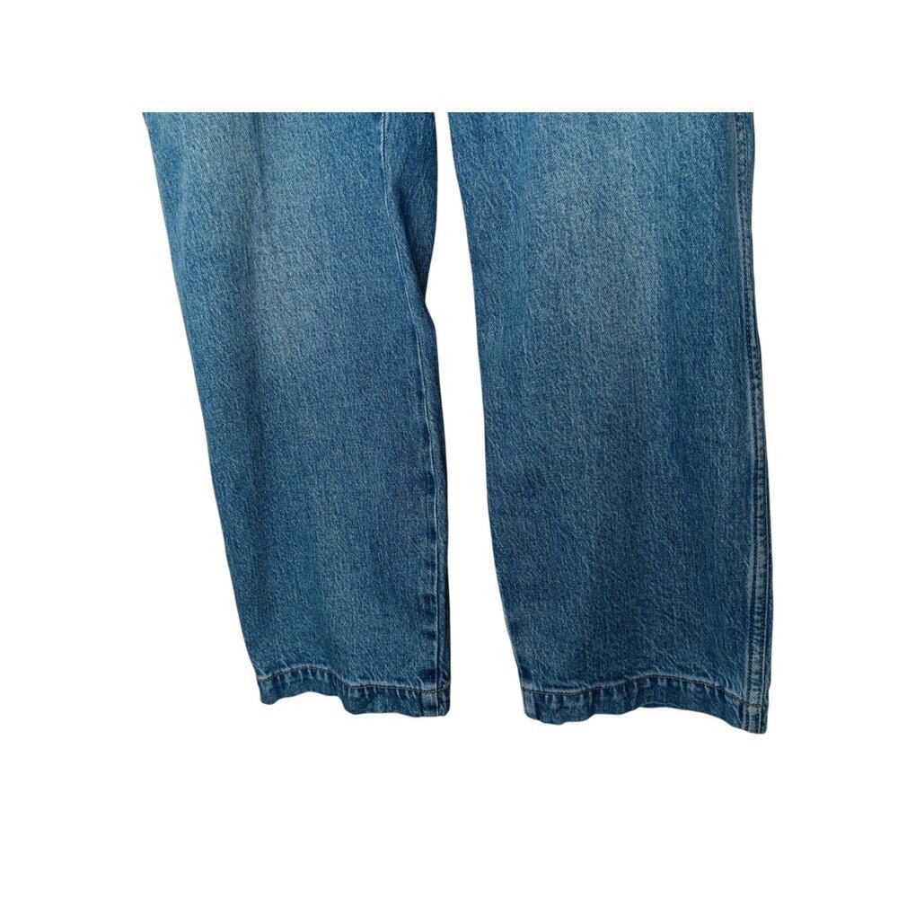 New J.Crew Women’s Utility Workwear Jeans Blue Size 31 Cropped Straight Leg - Picture 4 of 13